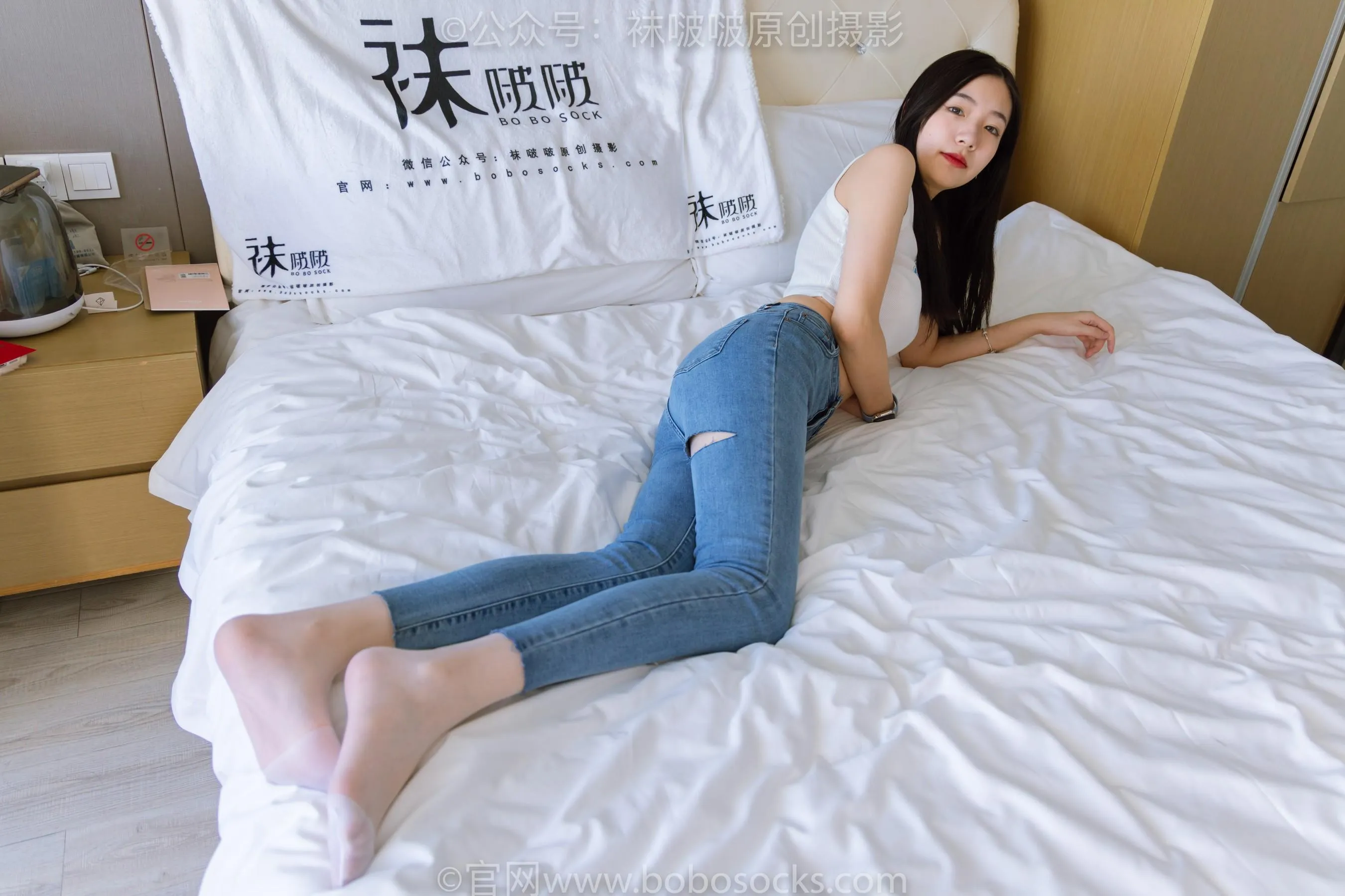 [BoBoSocks袜啵啵]NO.201 小甜豆-高跟鞋、白丝[23] [53P]插图3